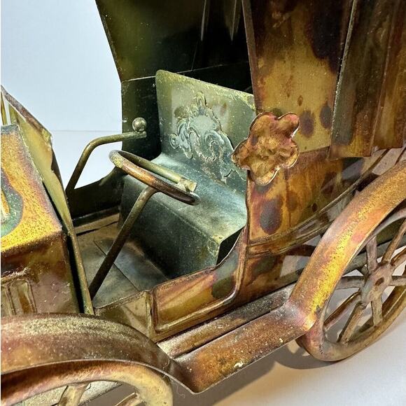 Vintage Berkeley Designs Antique Metal Car Music Box - Tested Works Collectable - Picture 5 of 7